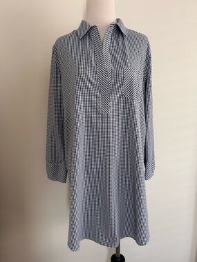 VINEYARD VINES Blue Gingham Swim Cover-up ~ Size 10
